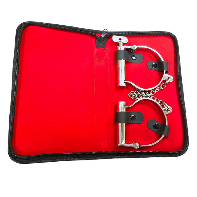 Rouge Stainless Steel Ankle Shackles - Image 2