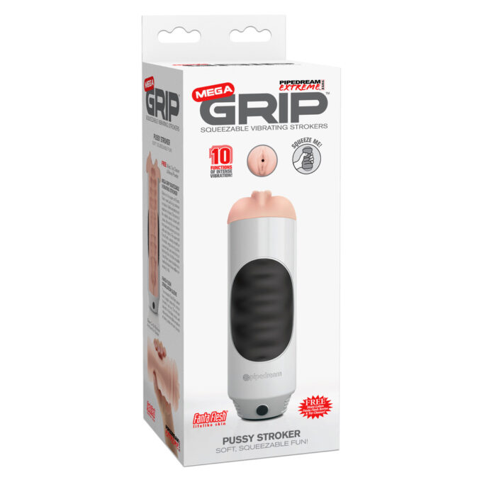 Pipedream Extreme Mega Grip Squeezable Pussy Stroker Masturbator - Image 4