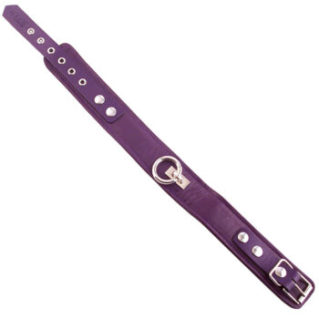 Rouge Garments Plain Purple Leather CollarRouge Garments Plain Purple Leather Collar
