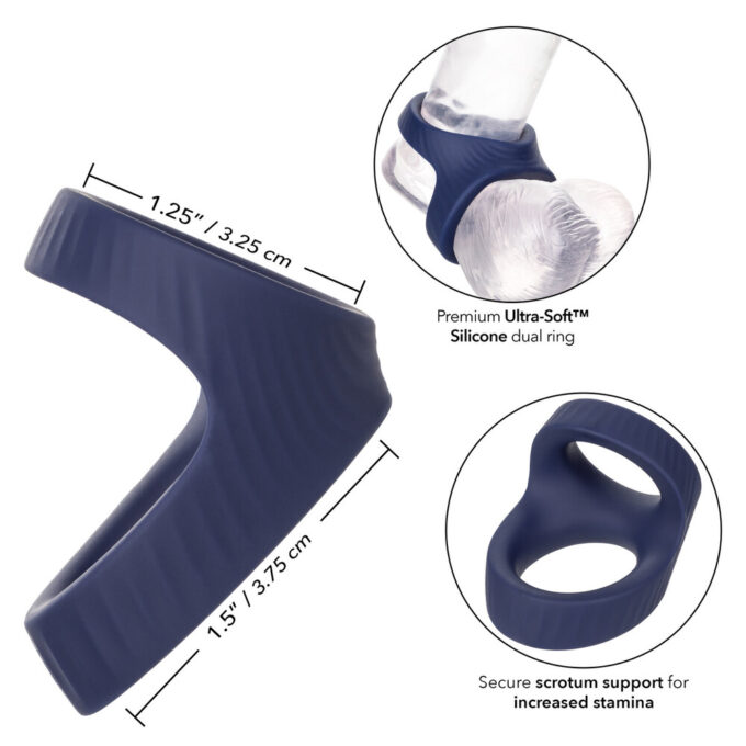 Viceroy Max Dual Silicone Cock Ring - Image 2