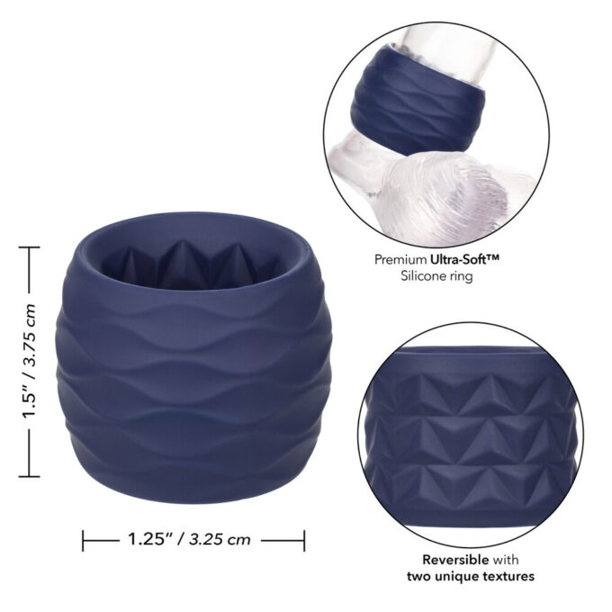 Viceroy Reverse Endurance Silicone Cock Ring - Image 2