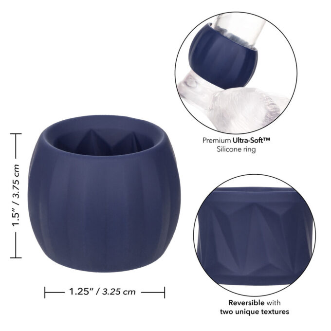 Viceroy Reverse Stamina Silicone Cock Ring - Image 2