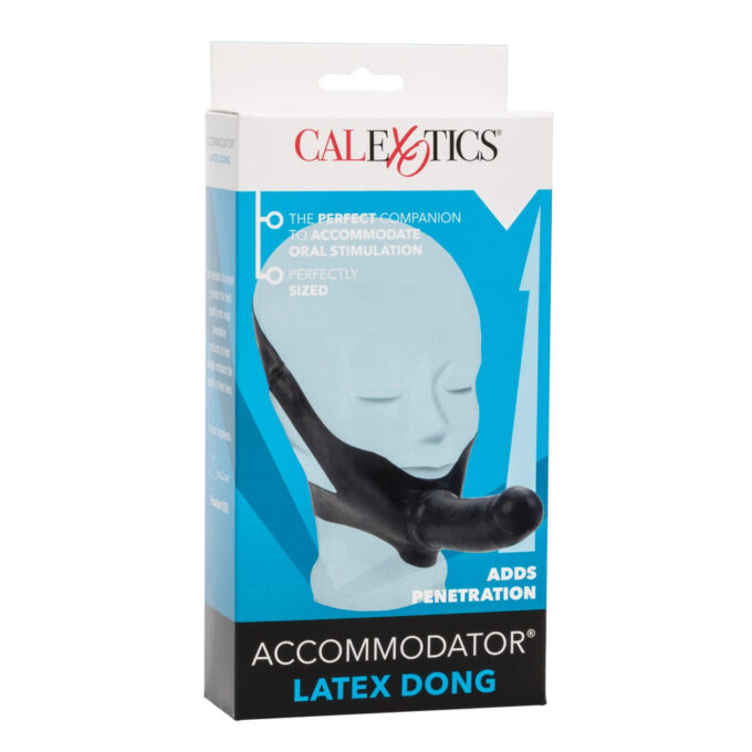 The Accommodator Face Strap On Dildo Black - Image 4