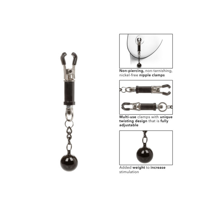 Nipple Grips Weighted Twist Nipple Clamps - Image 3