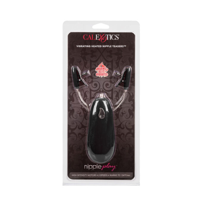 Heated Vibrating Nipple Teasers Black - Image 4