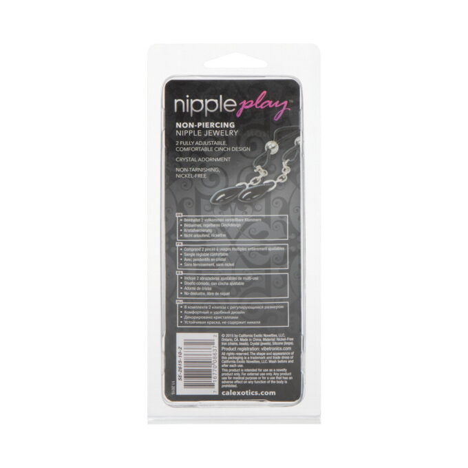 Nipple Play Non Piercing Nipple Jewellery Onyx - Image 3