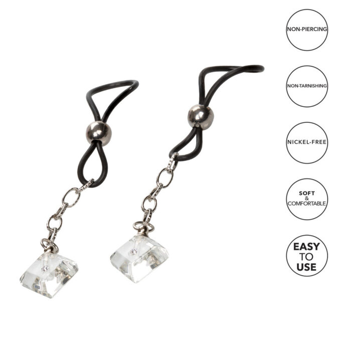 Nipple Play Non Piercing Nipple Jewellery Crystal Gem - Image 3