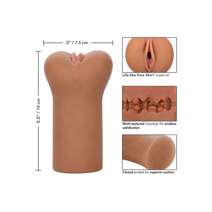 Boundless Vulva Masturbator Flesh Brown - Image 4