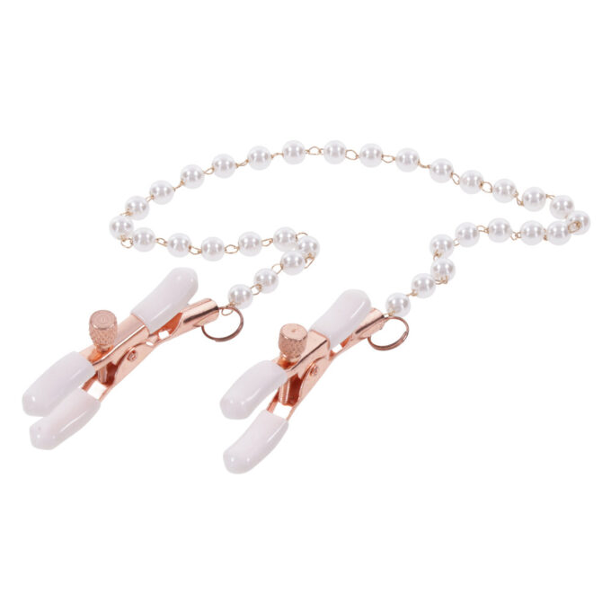 Sex and Mischief Pearl Nipple Clamps - Image 2