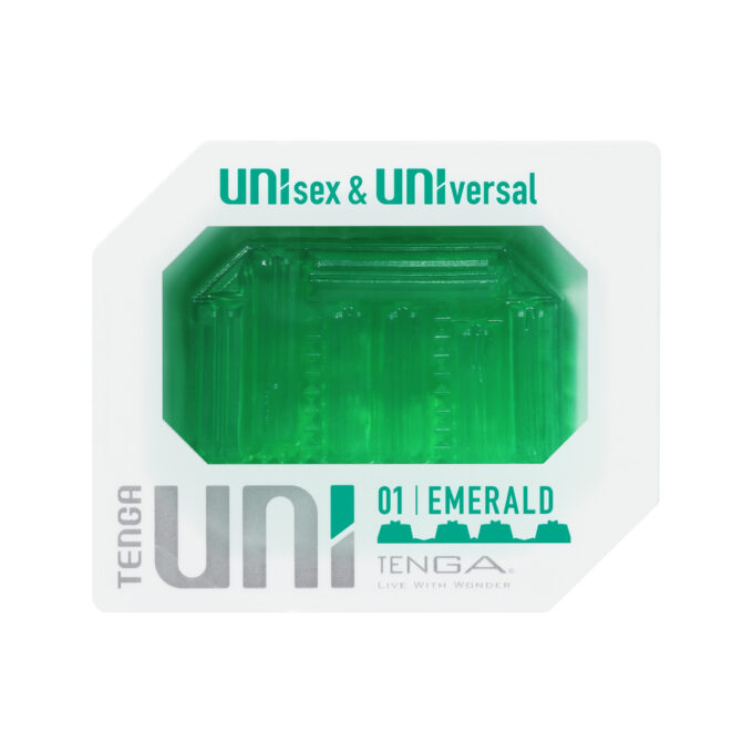 Tenga UNI Emerald Sleeve Masturbator - Image 3