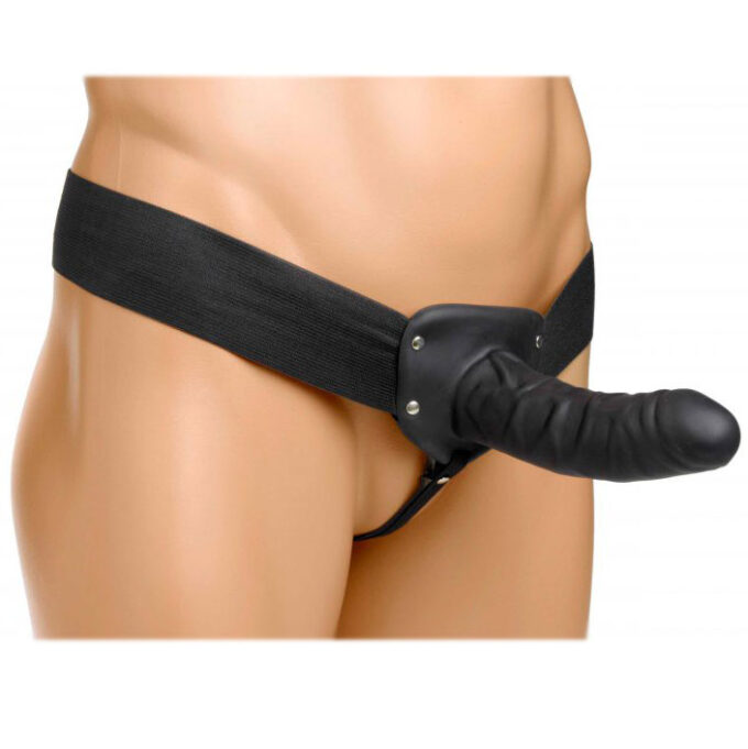 Size Matters Erection Assist Hollow Dildo Strap On - Image 3