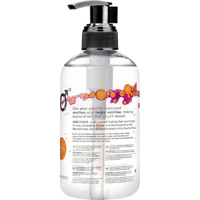 Lubido ANAL 250ml Water Based Lubricant - Image 2