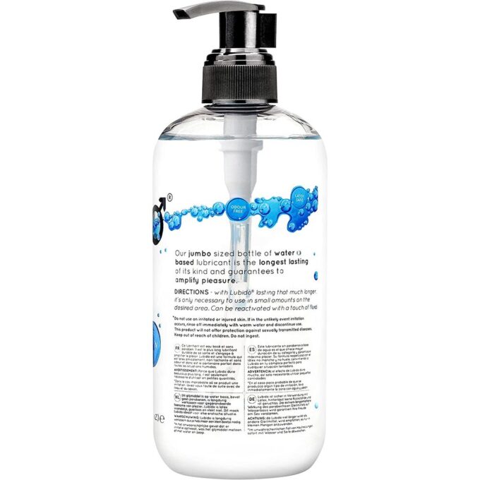 Lubido 500ml Water Based Lubricant - Image 2