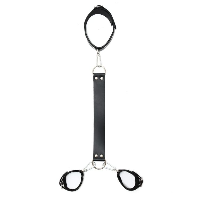 Leather Neck And Wrist Cuffs - Image 2